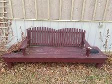 FREE wooden bench good shape