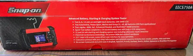 Snap on Advanced Battery, Starting & Charging System Tester - Photo 3
