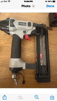 Husky pneumatic nailer