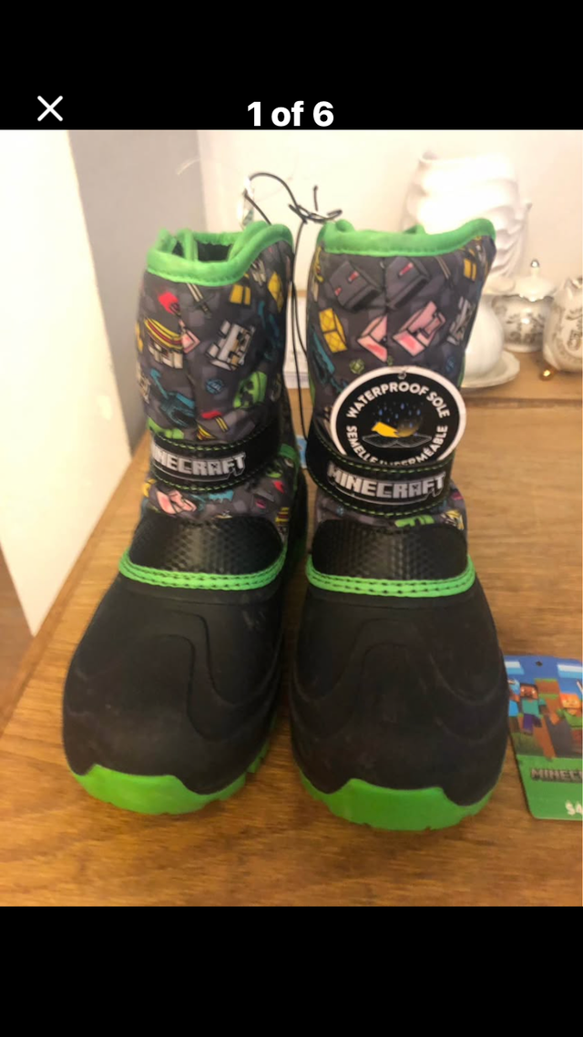 size 1 waterproof boots and cap