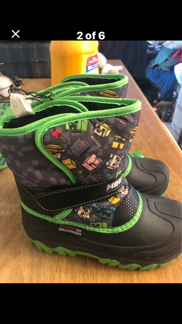 size 1 waterproof boots and cap - Photo 2