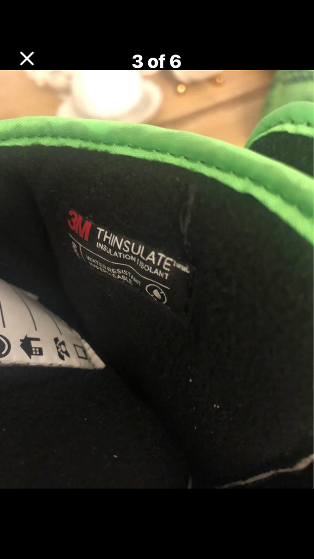 size 1 waterproof boots and cap - Photo 3