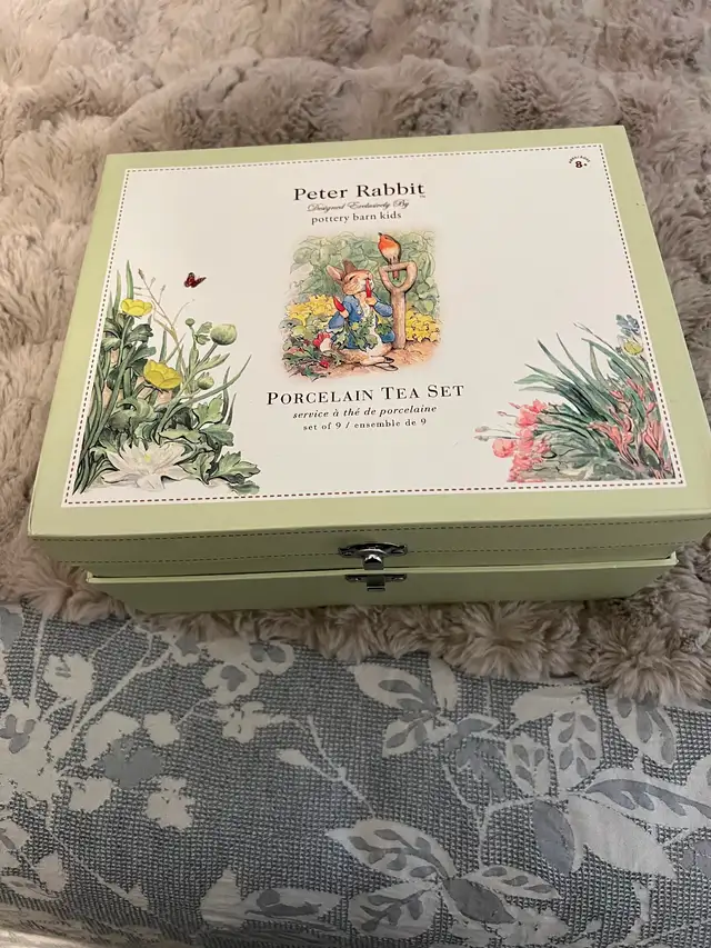 POTTERY BARN PORCELAIN TEA SET - Photo 2