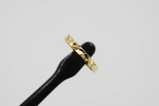 10K 1/2 SIZE BABY RING DIAMOND CUT - Photo 2