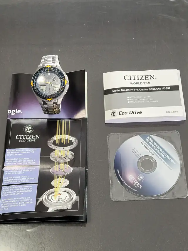 Montre pour homme Citizen Eco-Drive BLUE ANGELS SkyHawk - Photo 5