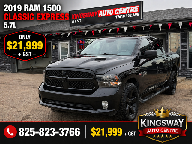 2019 RAM 1500 CLASSIC EXPRESS CREW CAB – 5.7L HEMI V8 – 4X4