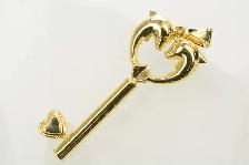 14K DOLPHIN KEY PENDANT