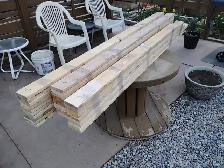 Used 1' x 4' Lumber:-  10 pc bundle @ $15