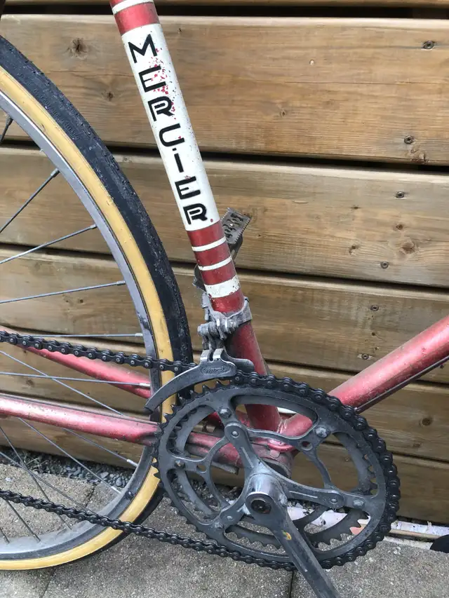 vintage mecier 10 spd bike, tires hold air, needs brakes $50 - Photo 2