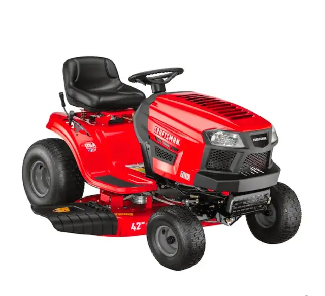 Lawn Mower Tractor and Snow Blower Attachment