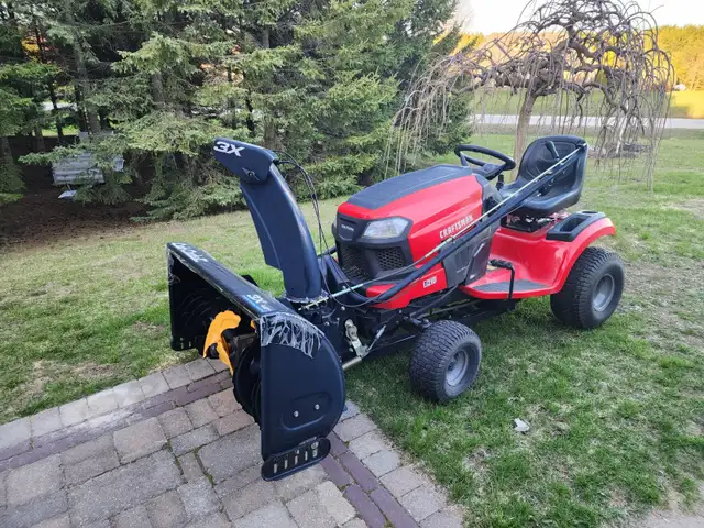Lawn Mower Tractor and Snow Blower Attachment - Photo 2
