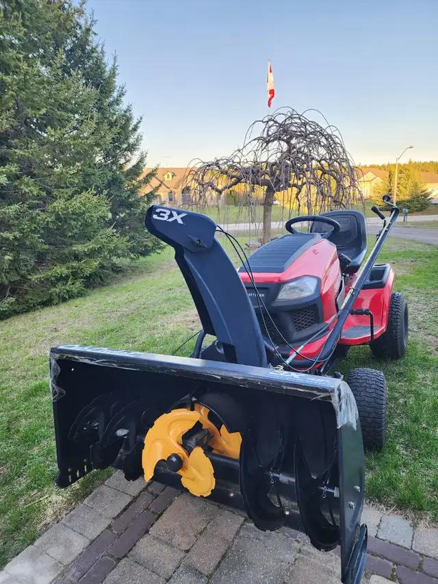 Lawn Mower Tractor and Snow Blower Attachment - Photo 7