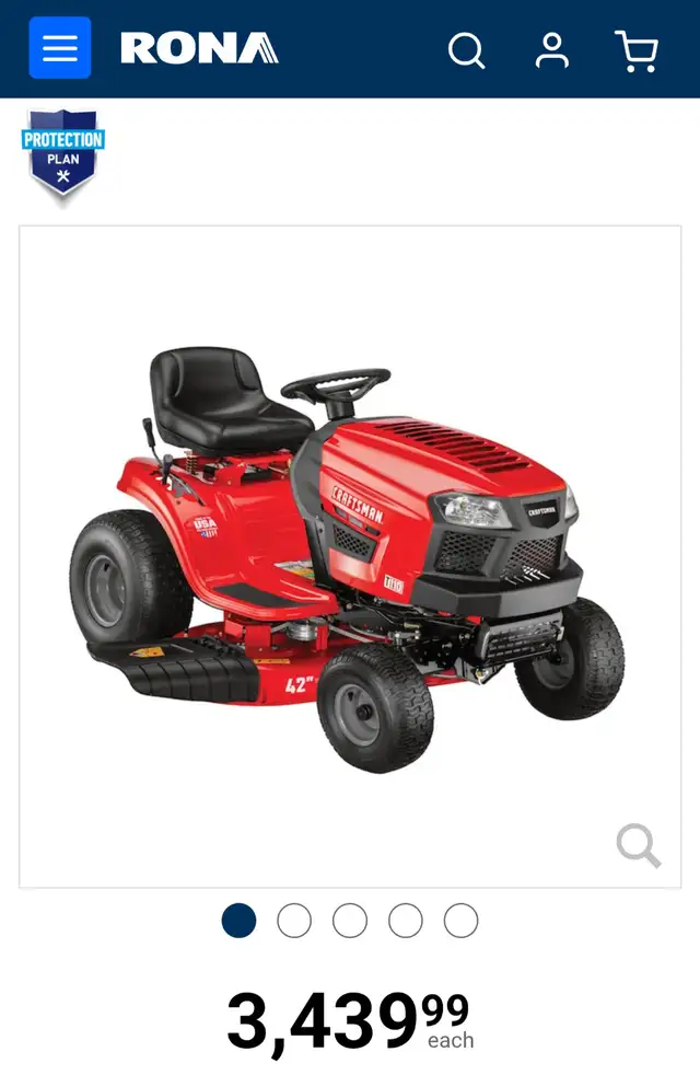 Lawn Mower Tractor and Snow Blower Attachment - Photo 8