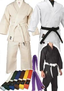 RECHERCHE COSTUME DE KARATE BLANC.