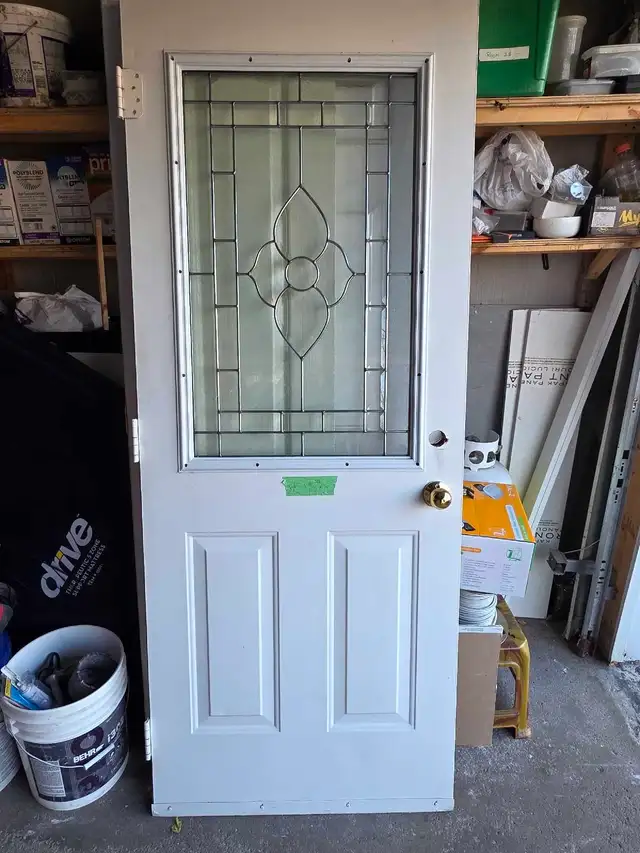 Half glass Exterior metal door for sale - Photo 3