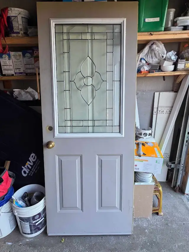 Half glass Exterior metal door for sale - Photo 4