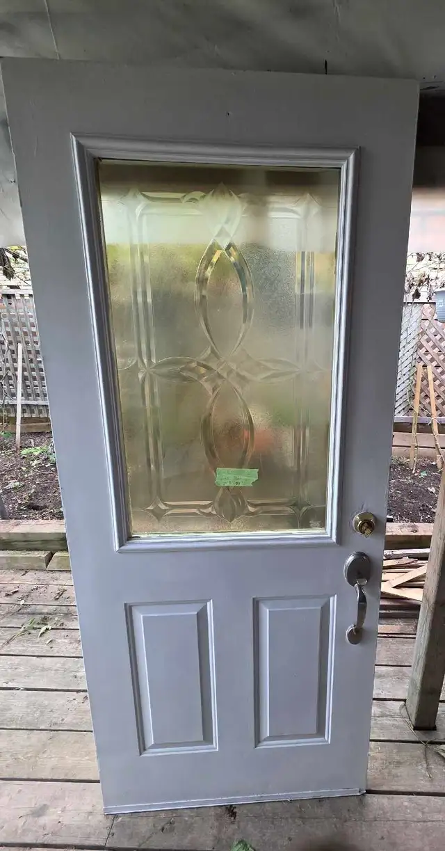 Half glass Exterior metal door for sale - Photo 7