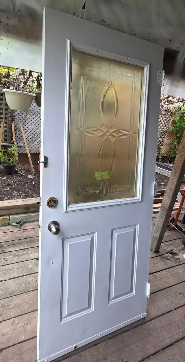 Half glass Exterior metal door for sale - Photo 8