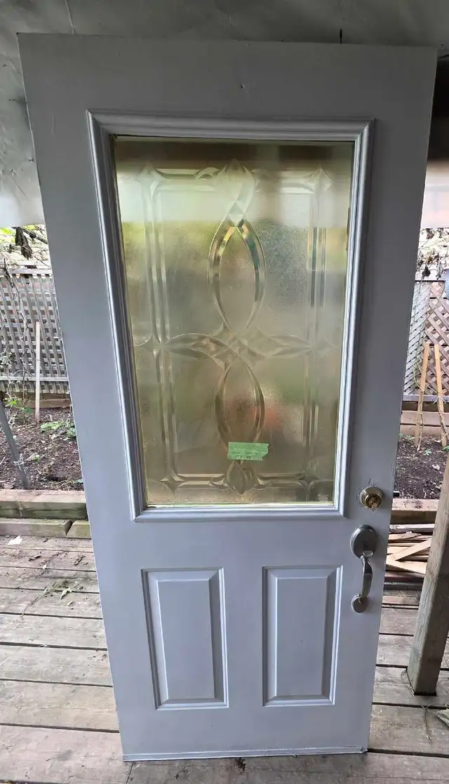 Half glass Exterior metal door for sale - Photo 9