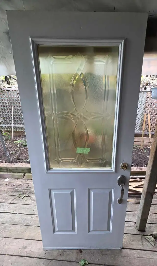 Half glass Exterior metal door for sale - Photo 10