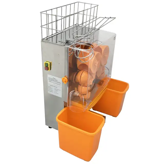 Orange Citrus Press Juicer Machine Auto Feed Plastic Tank 122004 - Photo 2