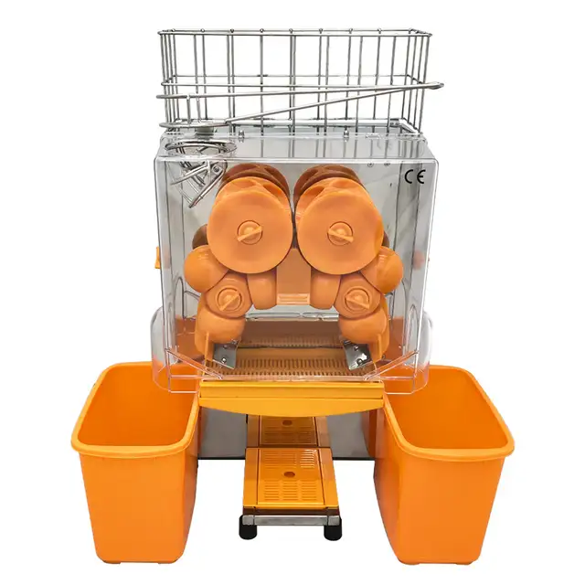 Orange Citrus Press Juicer Machine Auto Feed Plastic Tank 122004 - Photo 7