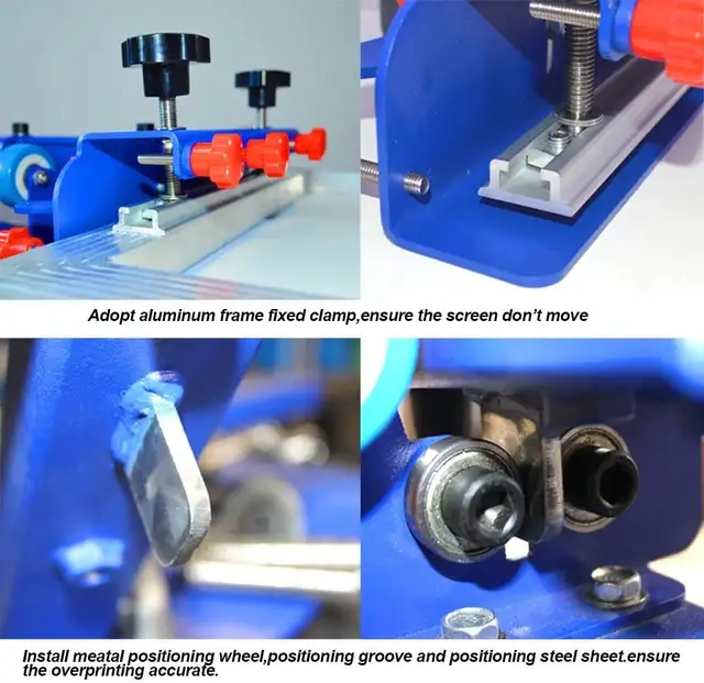 4 Color 4 Station Screen Press Printer with Shirt Pallet 006526 - Photo 5