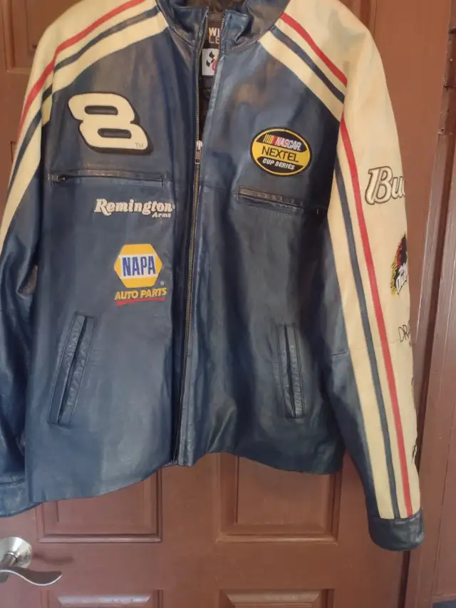 Budweiser leather jacket size medium Dale Earnhardt Jr - Photo 3