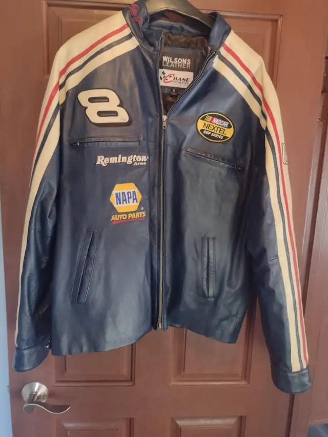 Budweiser leather jacket size medium Dale Earnhardt Jr - Photo 7