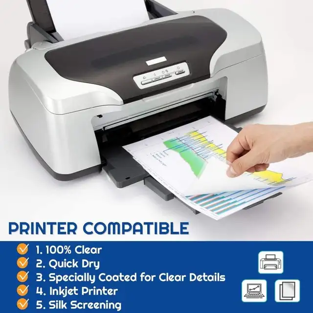 A3 & A4 Screen Printing Transparency Film 10 Sheets007003 007004 - Photo 7