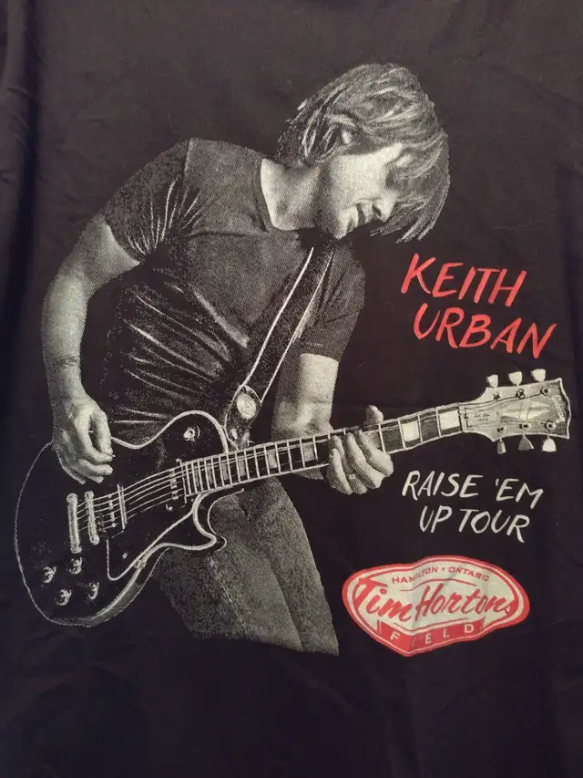 2014 Keith Urban concert tee-shirt size large - Photo 5