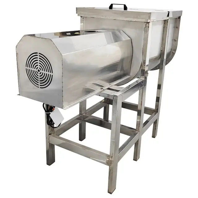 220Lbs Dry and Wet Horizontal Mixer 304SUS Spiral Blender 021557 - Photo 2
