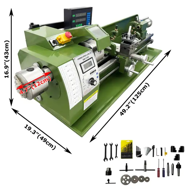 Double Head Double Chuck Lathe 8'29.5' With Grating Ruler028374 - Photo 10