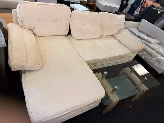 Brand New Modern L-Shaped Sofa Couch with Wood Frame Special $19 - Photo 8