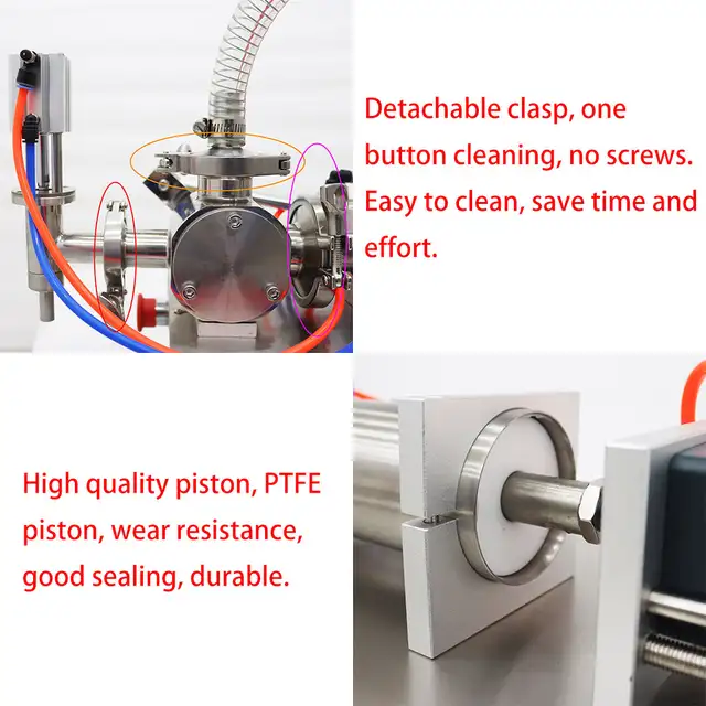 Fluid Oil Paste Filling Machine 110V 100-1000ml 160400 - Photo 7