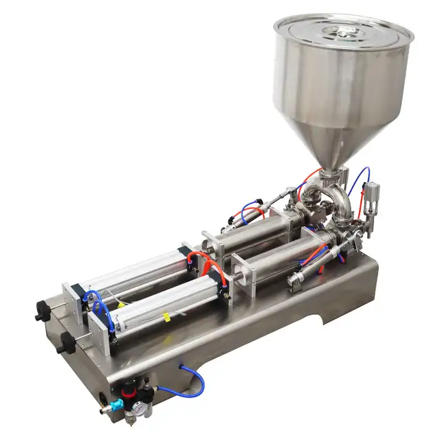 100-1000ml 2 Nozzles Paste Liquid Filling Machine 160403 - Photo 5