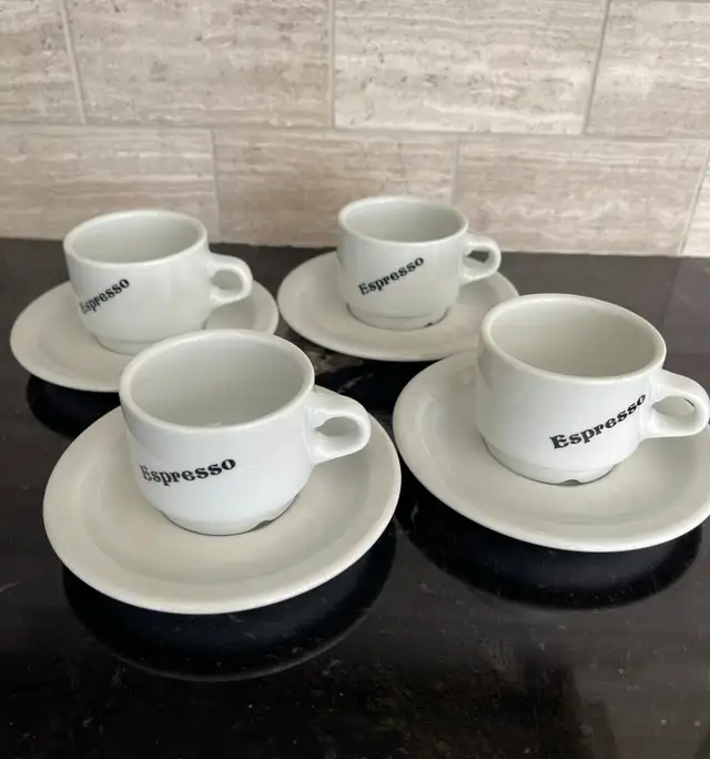Cappuccino & Espresso Cup Set with Saucers – 10 Pieces - Photo 6