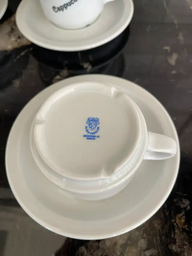 Cappuccino & Espresso Cup Set with Saucers – 10 Pieces - Photo 9