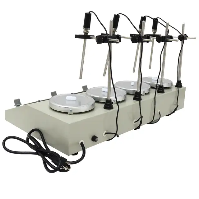 4 Heads Multi unit Digital Thermostatic Magnetic Stirrer 210054 - Photo 4