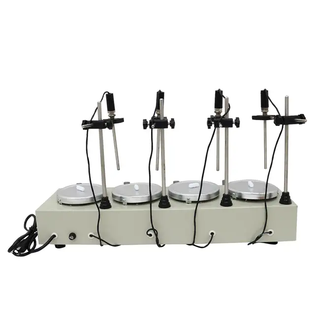 4 Heads Multi unit Digital Thermostatic Magnetic Stirrer 210054 - Photo 5