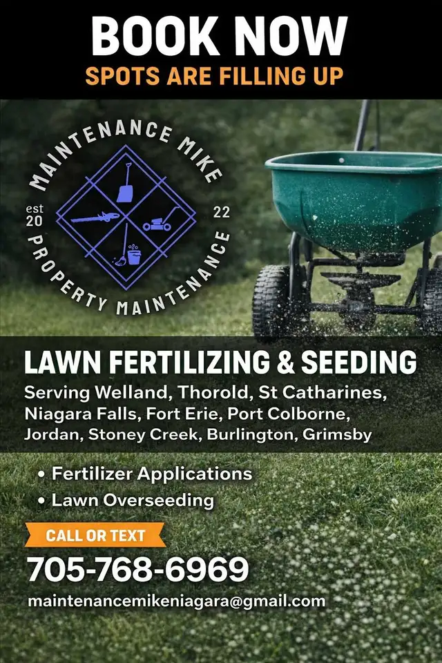 Lawn Fertilizer And Seeding