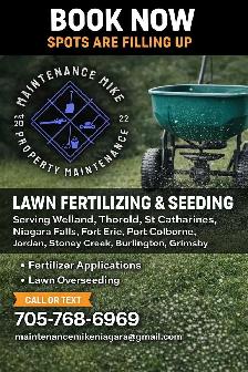 Lawn Fertilizer And Seeding