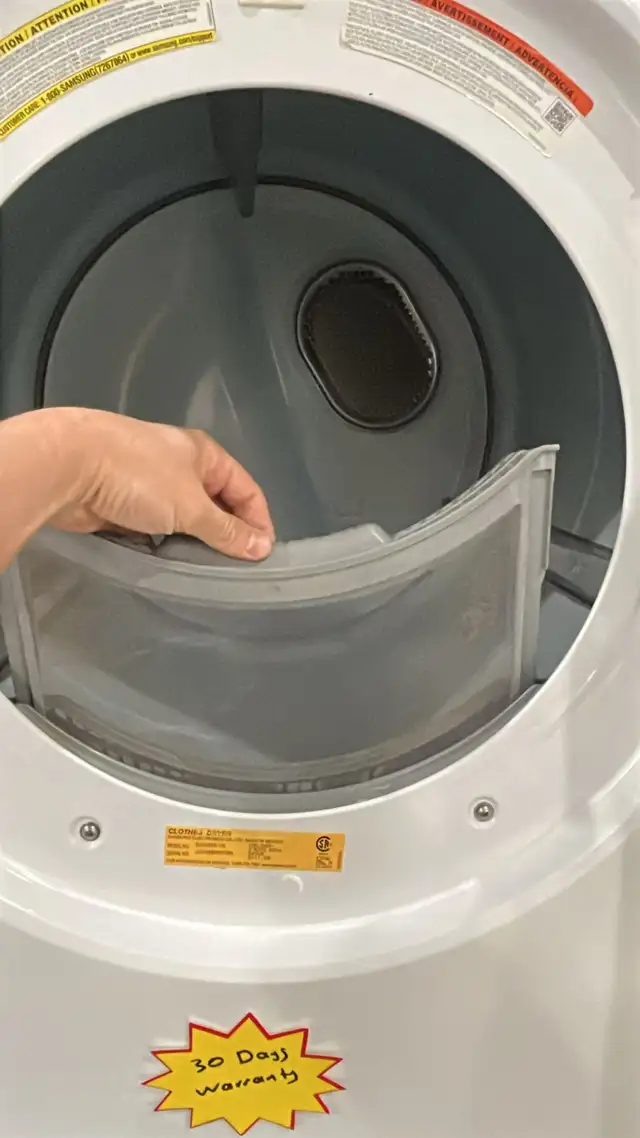 Samsung 27" Stackable Washer & Dryer Set Fully Tested - Photo 5