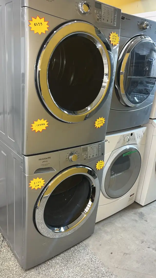 Frigidaire  27" Stackable Washer & Dryer Set Fully Tested