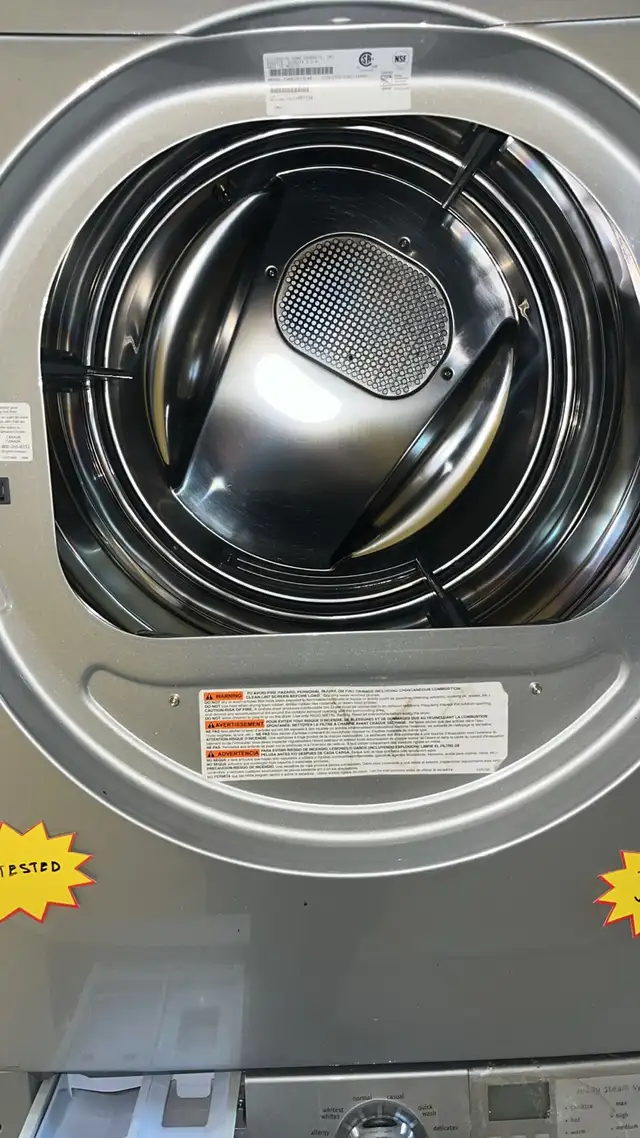 Frigidaire  27" Stackable Washer & Dryer Set Fully Tested - Photo 7