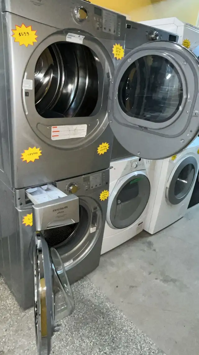 Frigidaire  27" Stackable Washer & Dryer Set Fully Tested - Photo 8