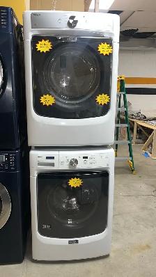 Maytag 27" Stackable Washer & Dryer Set Fully Tested
