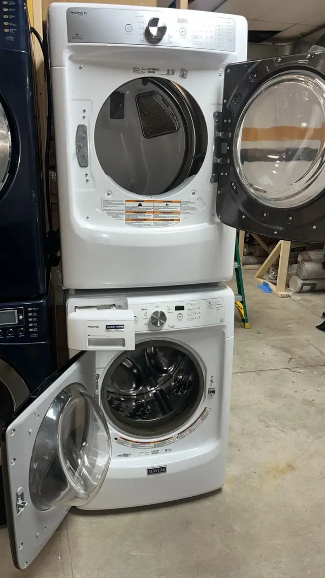 Maytag 27" Stackable Washer & Dryer Set Fully Tested - Photo 8