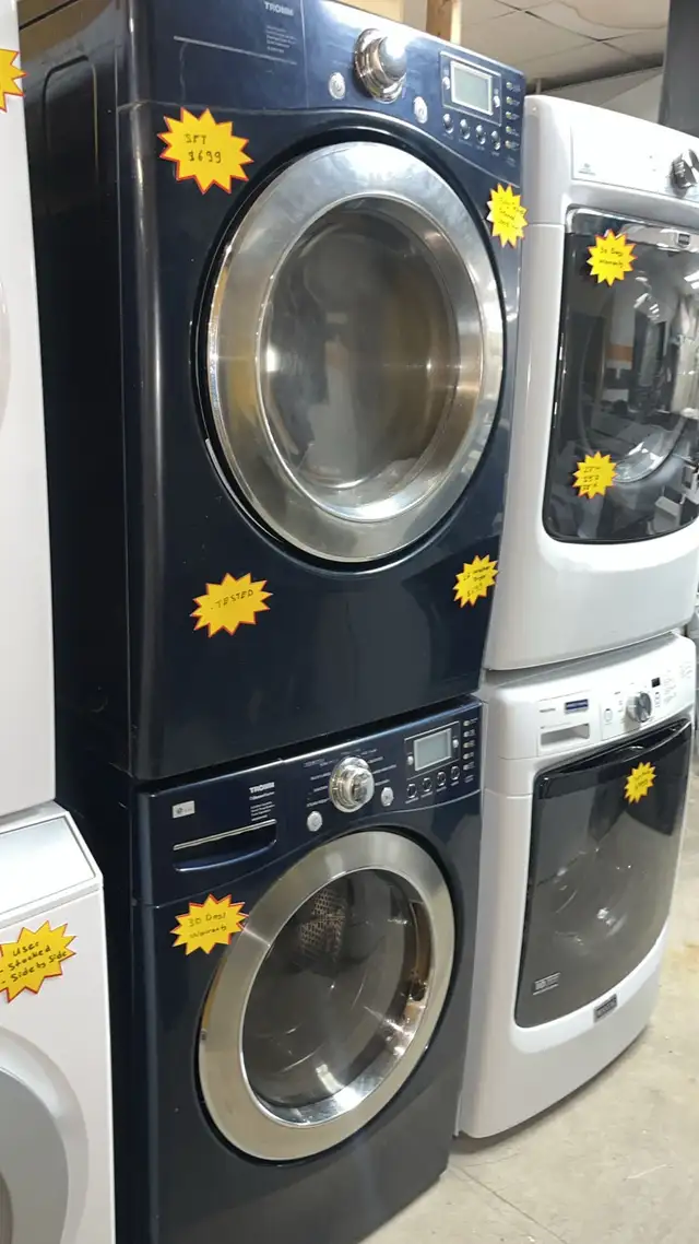 LG 27" Stackable Washer & Dryer Set Fully Tested - Photo 2