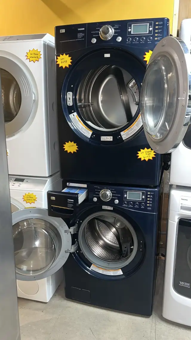 LG 27" Stackable Washer & Dryer Set Fully Tested - Photo 8
